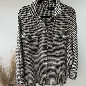 Zara plaid jacket